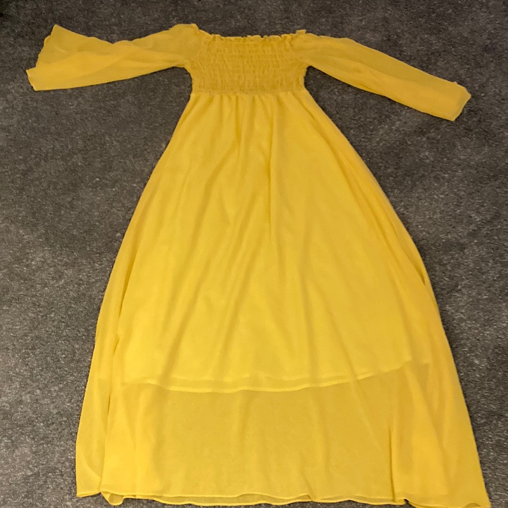 Medium, yellow dress, worn once